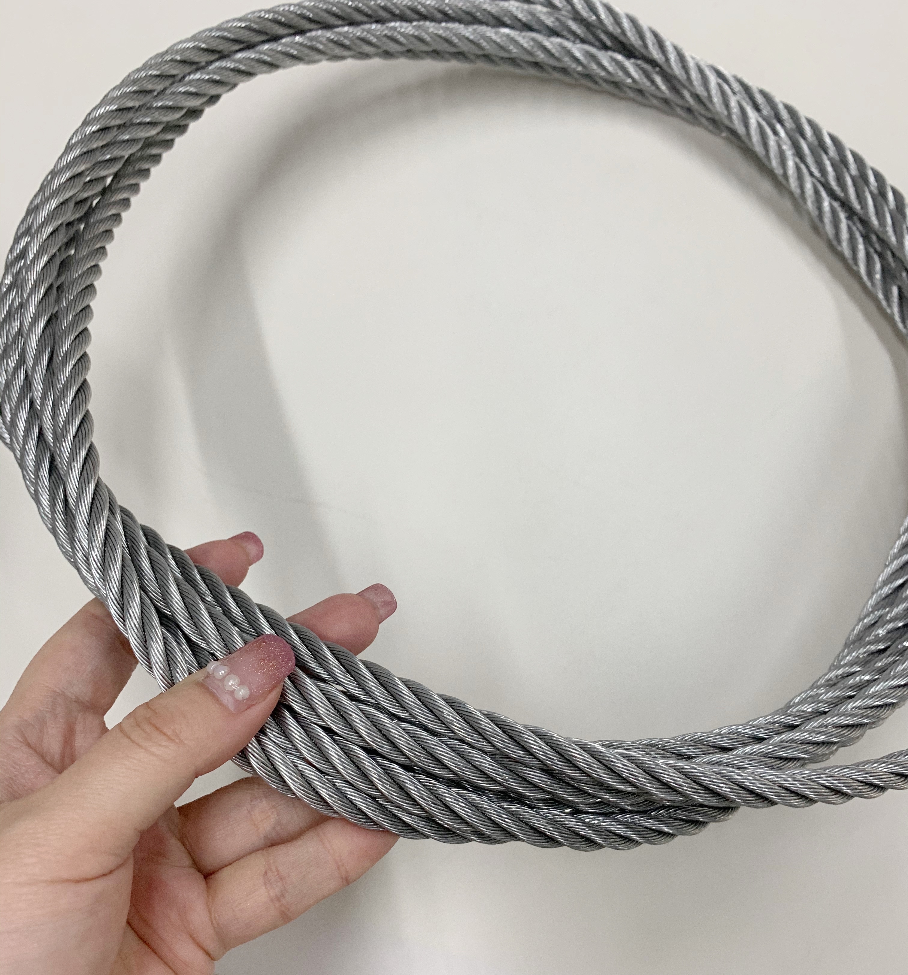 Câble d'acier 4*31sw+PPC 8.3mm galvanisé